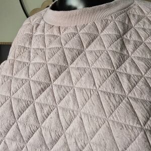 Target Quilted Pullover | Lavender Lilac | Size Small | Cozy Chic Vibes